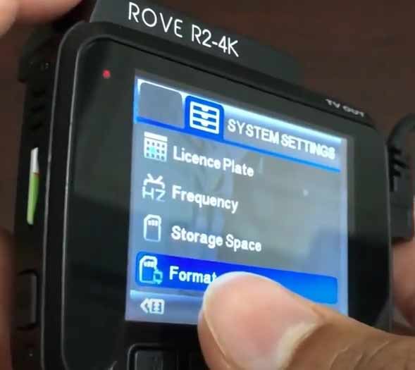 Formatting The SD Card For Dash Cam