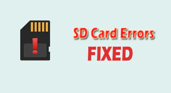 SD Card Error
