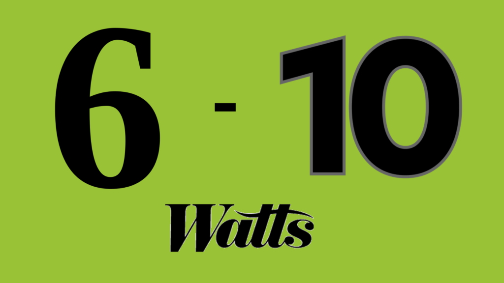 6-10 watts
