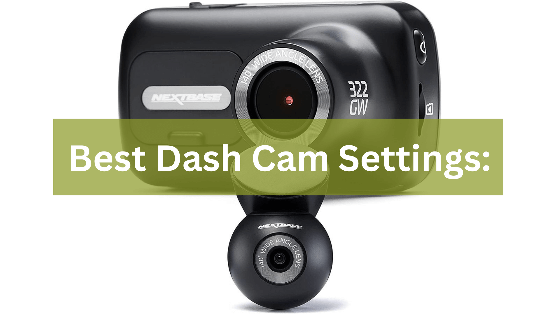 What are the best GoPro settings to use it as a Dashcam? - CamDo