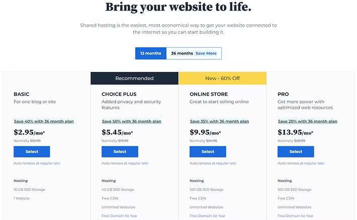 Bluehost: Redefining Cost-Effective Hosting Solutions